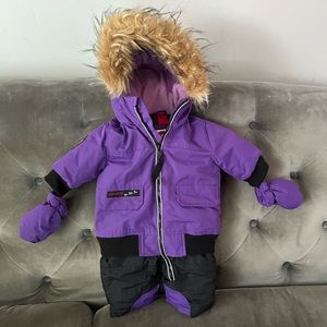 Canada weather gear 3-6 months baby snowsuit